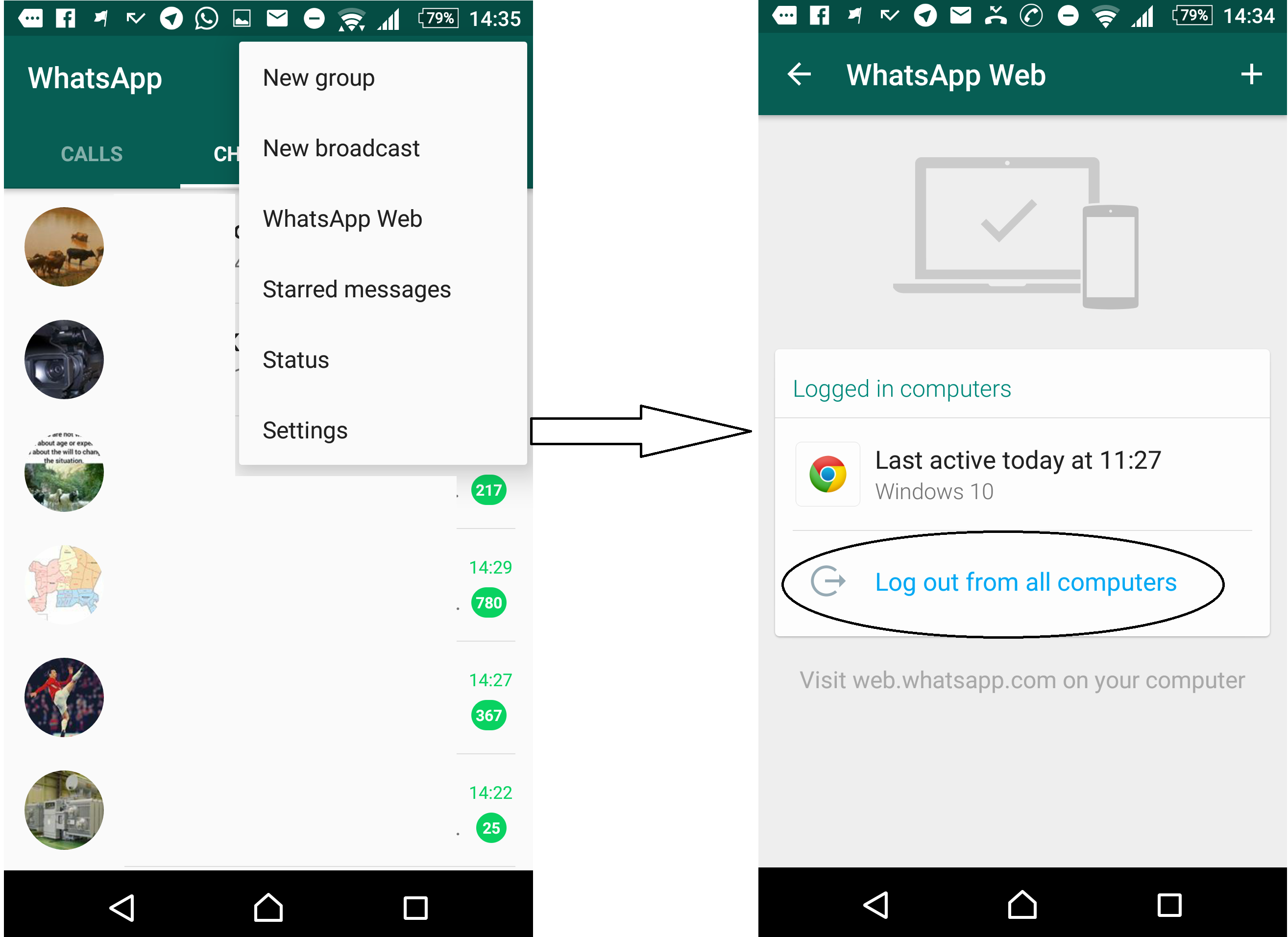 how to download whatsapp messages into pc